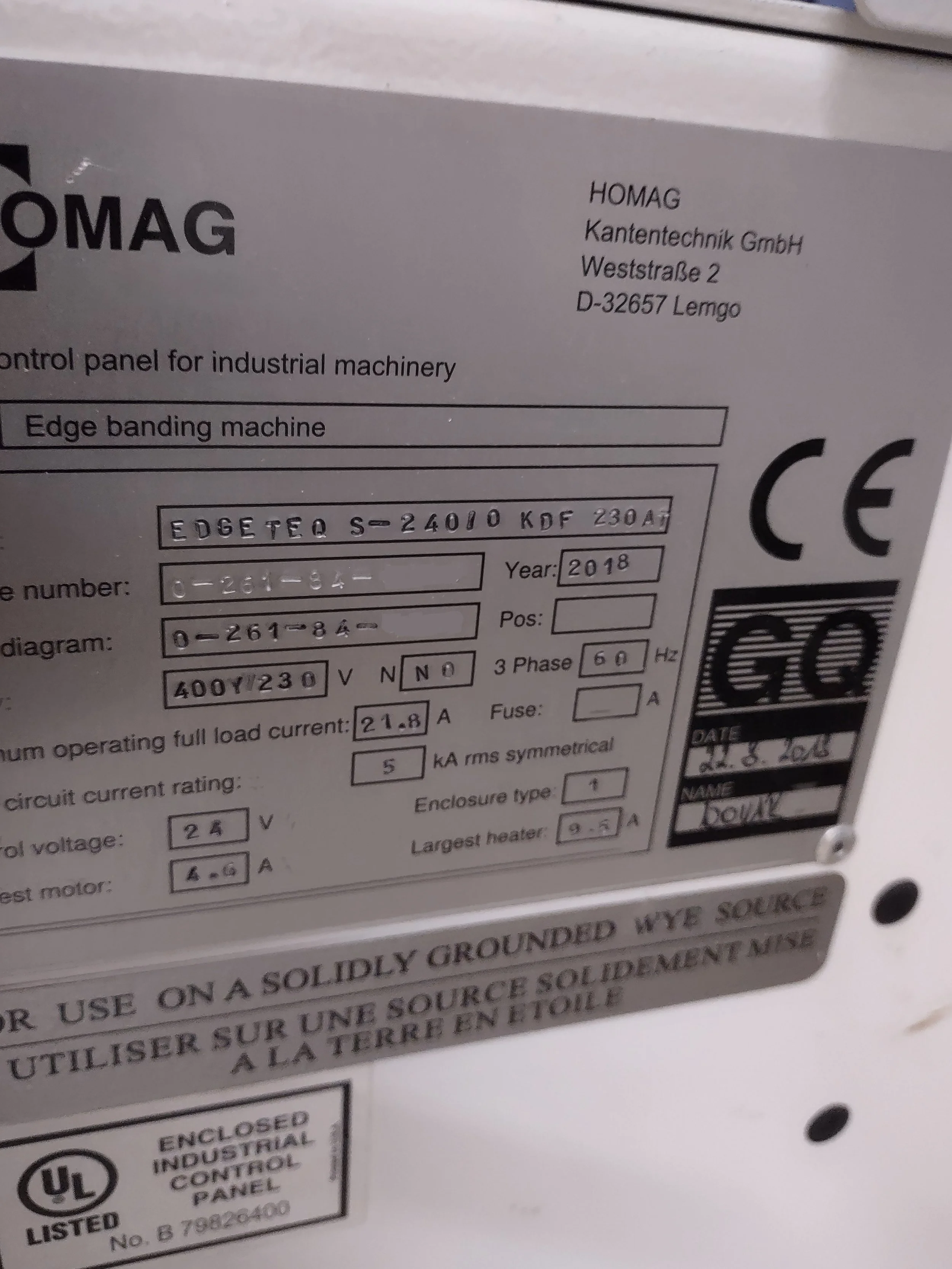 Homag+1230+FC+Edgebander+2018+